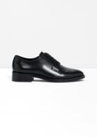 Other Stories Lace Up Leather Shoe