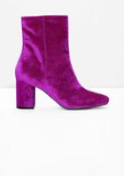 Other Stories Night Fever Velvet Boots