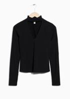 Other Stories Deep-v Cut Out Top