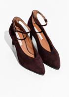 Other Stories Ankle Strap Pumps - Brown