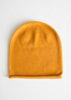 Other Stories Cashmere Knit Beanie - Yellow