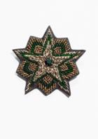 Other Stories Bead Star Brooch
