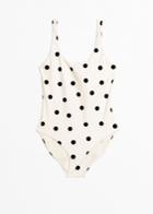 Other Stories Scoop Back Swimsuit - White