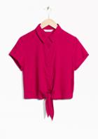 Other Stories Knot Blouse