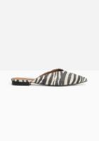 Other Stories Zebra Pointy Slippers