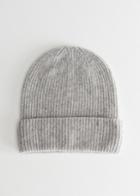 Other Stories Soft Knit Beanie - Grey