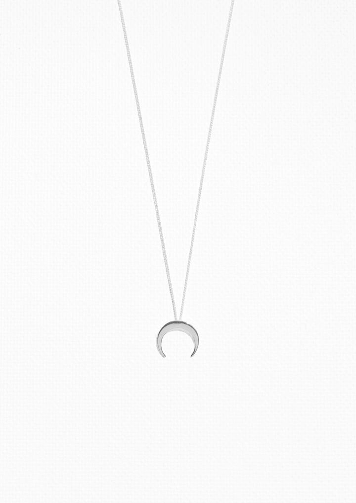 Other Stories Crescent Moon Necklace