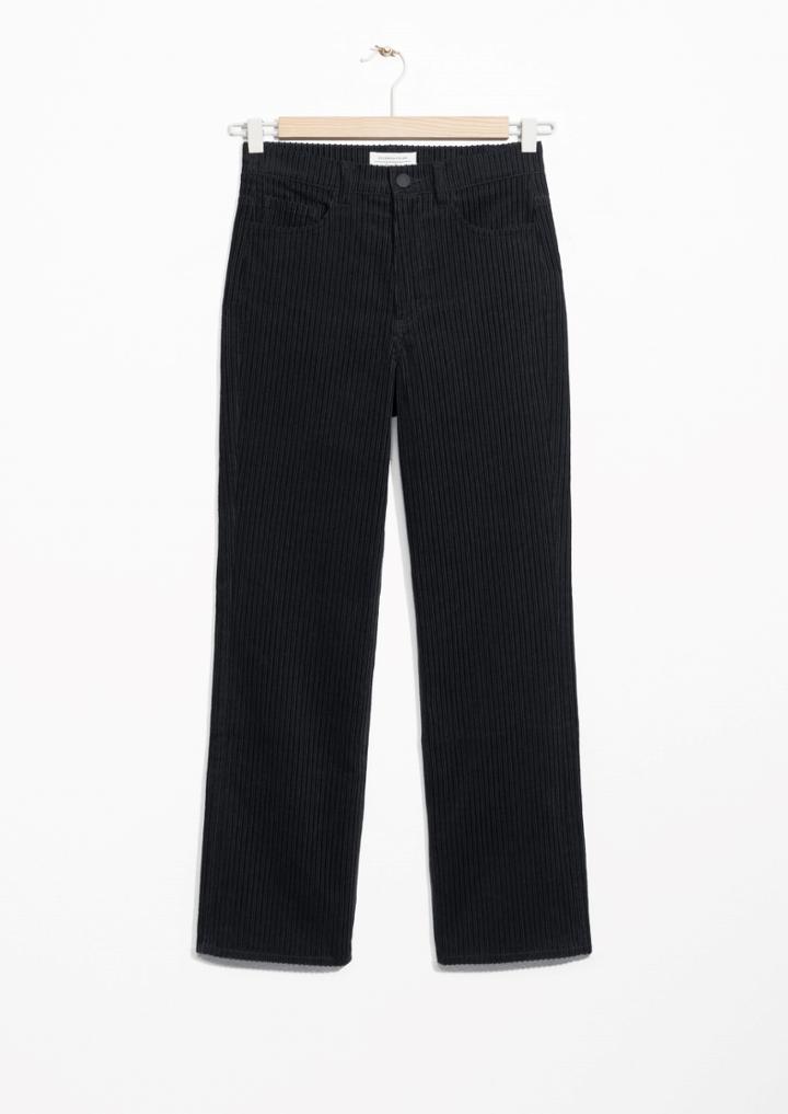 Other Stories Cropped Corduroy Trousers