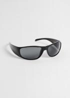 Other Stories Curvilinear Silhouette Sunglasses - Black