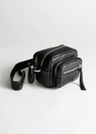 Other Stories Small Leather Crossbody Bag - Black