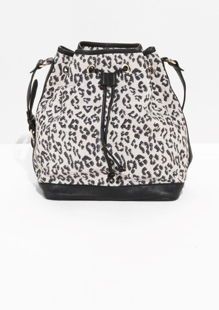 Other Stories Leo Jacquard Bucket Bag