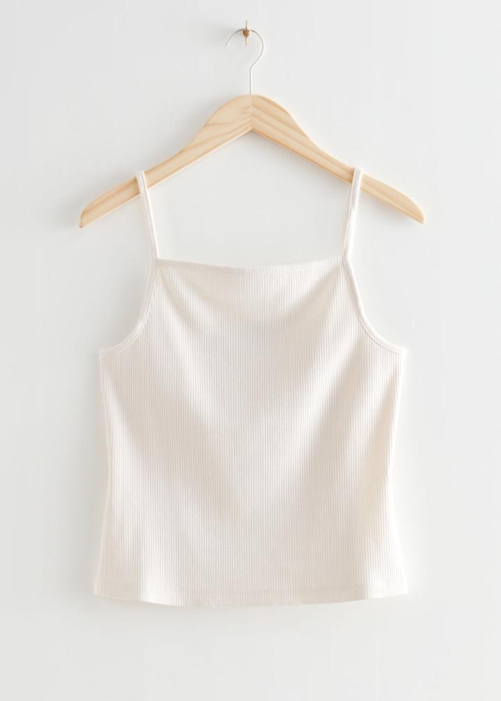 Other Stories Strappy Top - White
