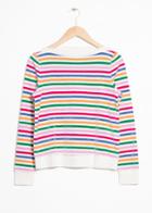 Other Stories Bateau Neck Top - White