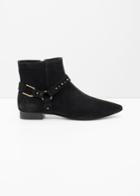 Other Stories Stud Strap Boots - Black