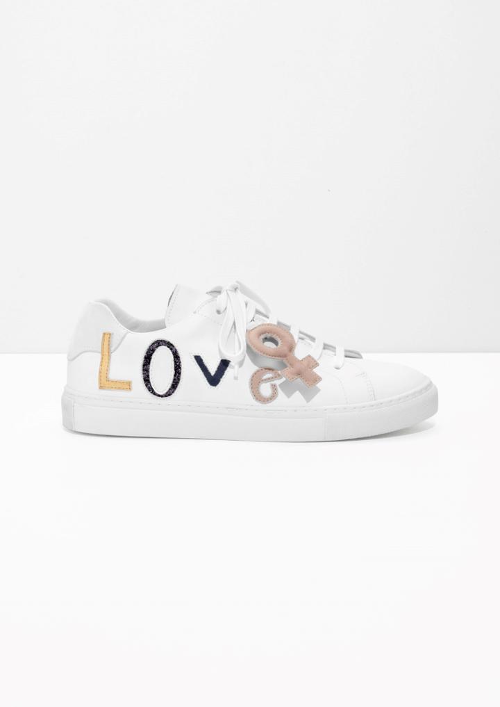 Other Stories Feminine Love Sneakers
