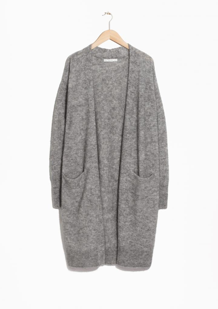 Other Stories Long Mohair-blend Cardigan