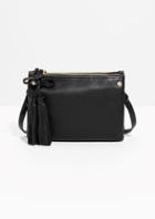 Other Stories Bow Tassel Leather Bag