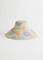 Other Stories Printed Cotton Bucket Hat - Purple