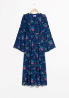 Other Stories Wide Sleeve Frills Dress