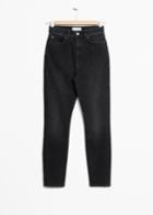 Other Stories High-rise Skinny Jeans - Black
