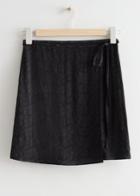 Other Stories Belted Mini Skirt - Black