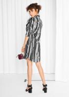 Other Stories Boxy Shirt Dress - Black