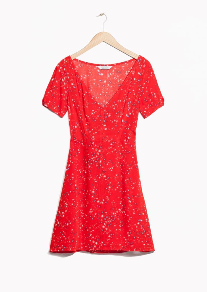 Other Stories Palm Breeze Print Sundress