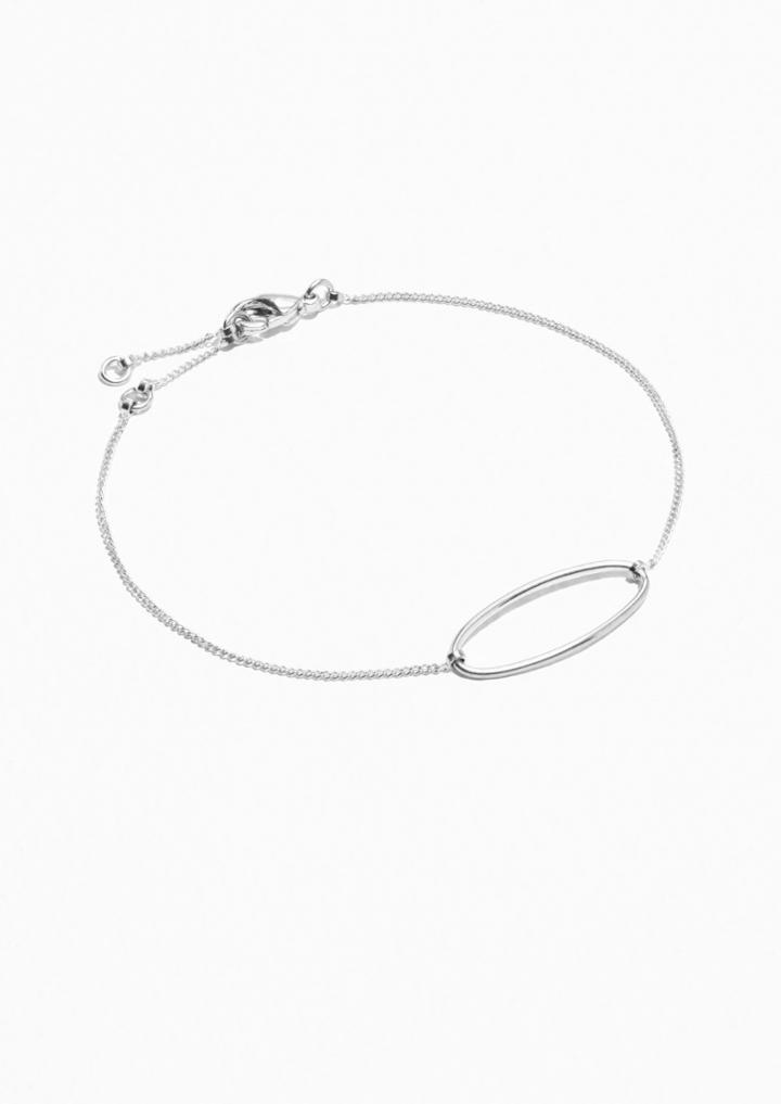 Other Stories Adjustable Oval Bracelet