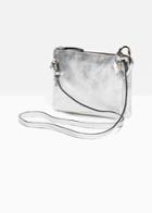 Other Stories Small D-ring Crossbody Bag - Silver