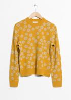 Other Stories Bloom Jacquard Sweater - Yellow