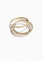 Other Stories Stack & Layer Ring Set - Gold