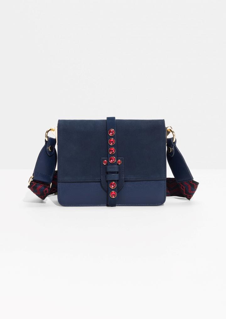 Other Stories Ruby Red Stud Mini Bag