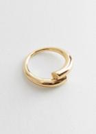 Other Stories Sterling Silver Wrap Ring - Gold