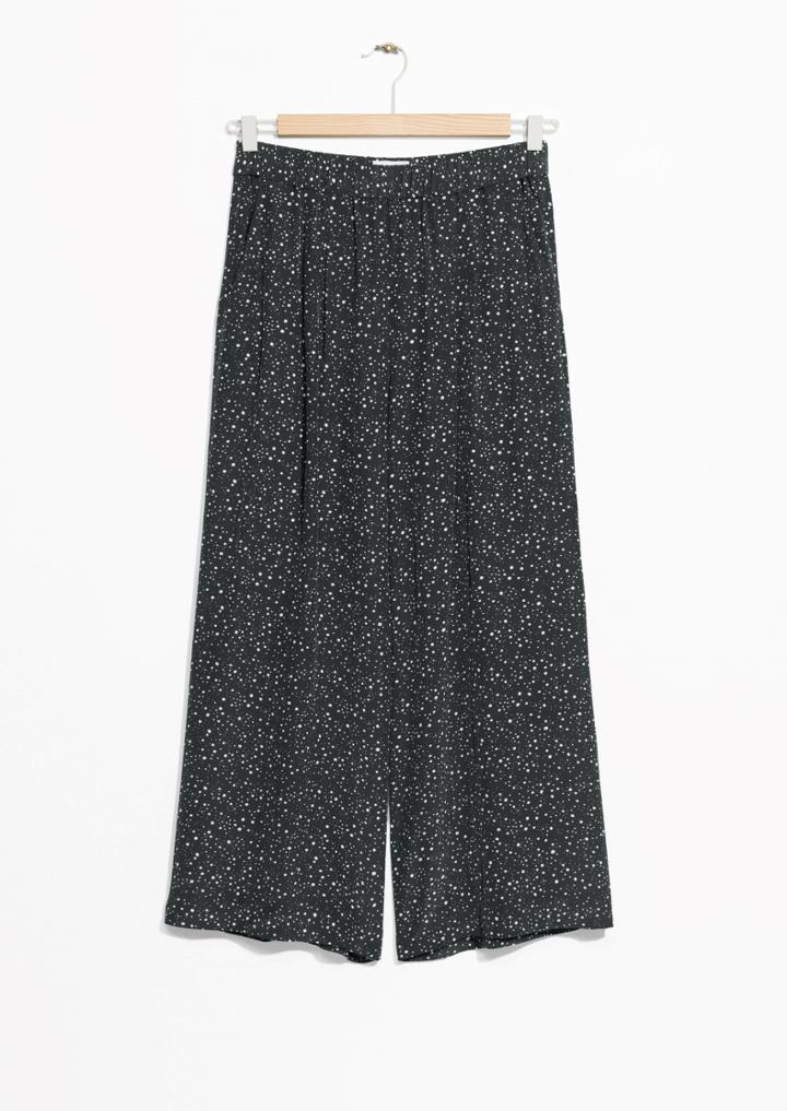 Other Stories Starry Sky Print Culottes