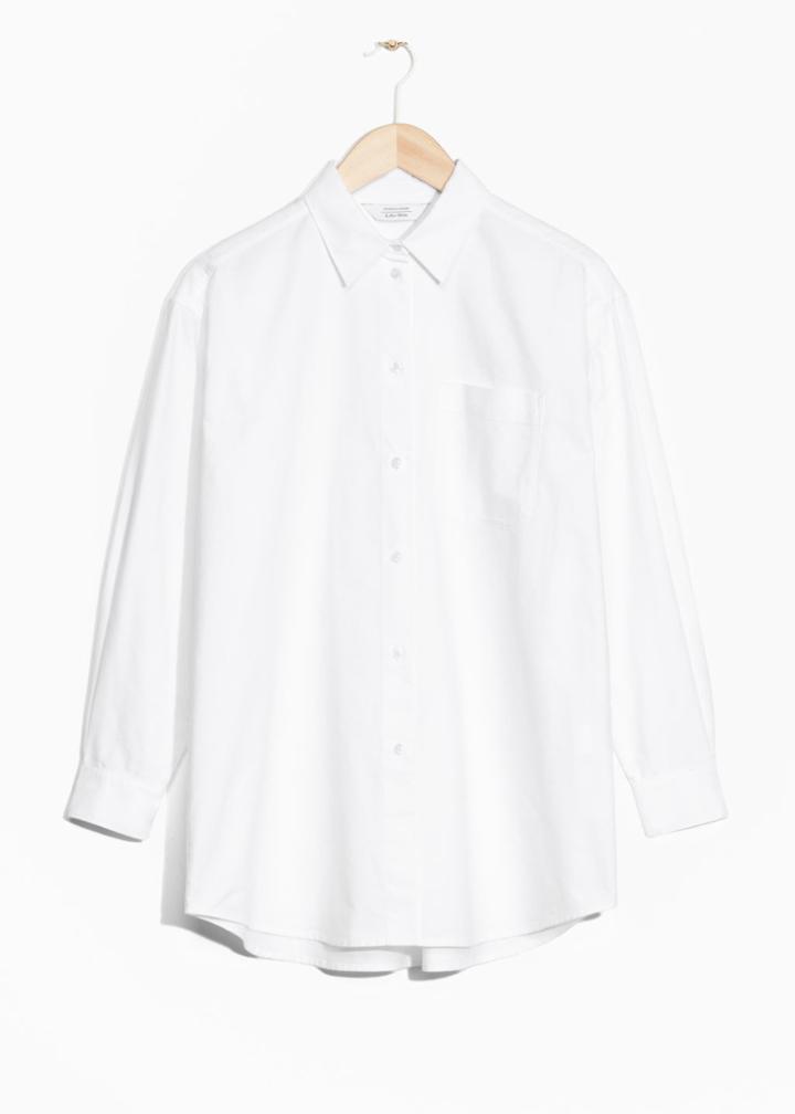 Other Stories Oversized Shirt - White