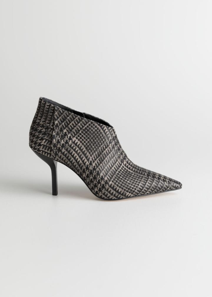 Other Stories Pointed Stiletto Boots - Beige