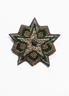Other Stories Bead Star Brooch - Gold
