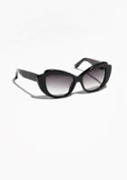 Other Stories Cat Eye Acetate Sunglasses