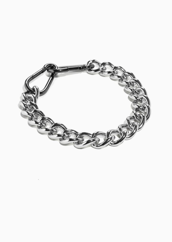 Other Stories Chunky Chain Belt - Silver
