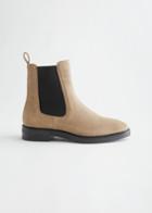 Other Stories Leather Chelsea Boots - Beige