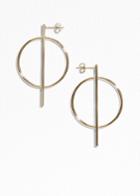 Other Stories Geometric Shapes Earrings - Gold