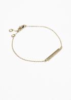 Other Stories Jagged Bar Bracelet - Gold