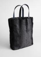 Other Stories Large Faux Fur Tote - Black