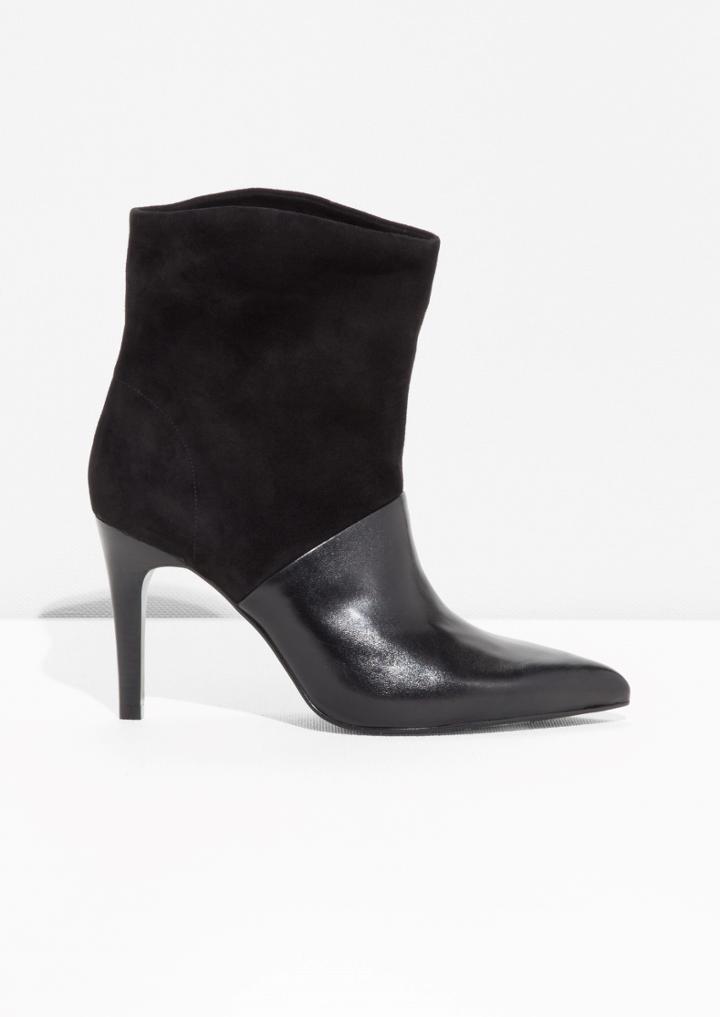 Other Stories Loose Leather Ankle Boot