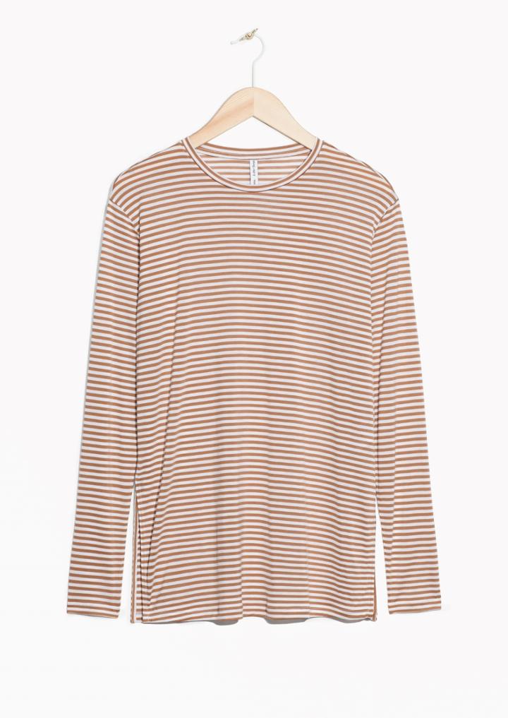 Other Stories Jersey Long Sleeve Tee