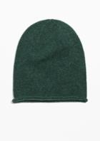 Other Stories Wool Mix Beanie - Green