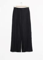 Other Stories Snap Button Panel Trousers