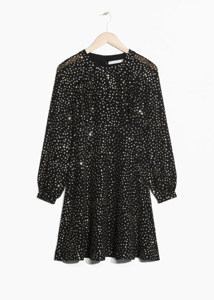 Other Stories Sparkle Dress - Black