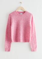 Other Stories Wool Knit Sweater - Pink