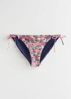 Other Stories Bikini Tie Bottoms - Blue